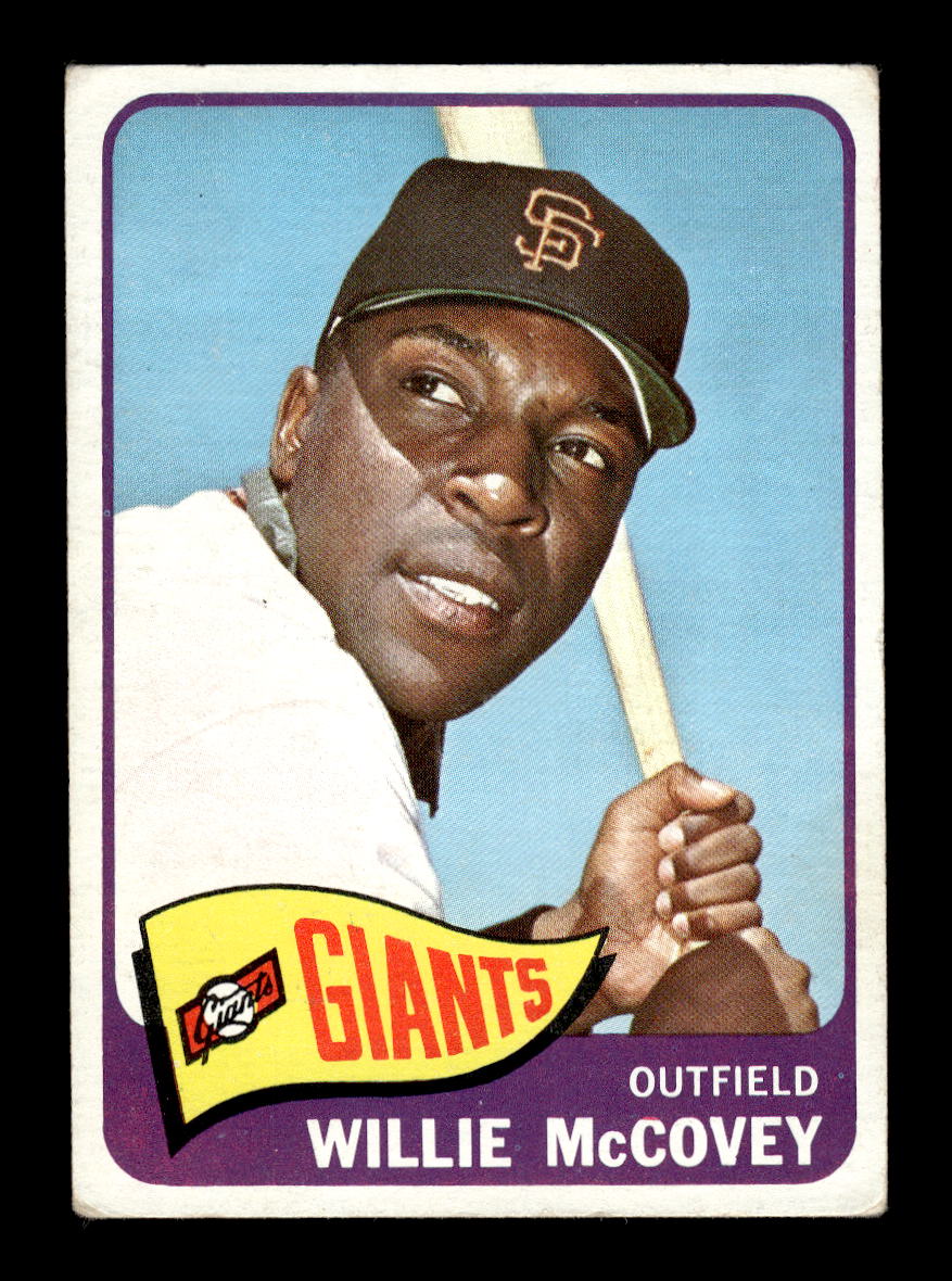 1965 Topps #176 Willie McCovey San Francisco Giants VG HOF10011570