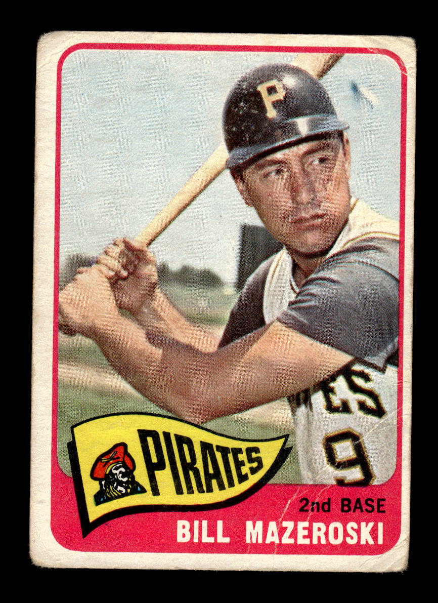 1965 Topps #95 Bill Mazeroski Pittsburgh Pirates G/VG HOF10011576
