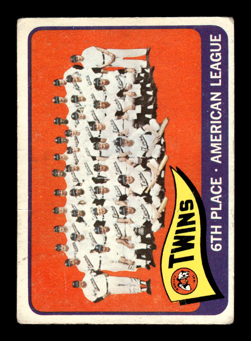 1965 Topps #24 Minnesota Twins Minnesota Twins G/VG HOF10011577