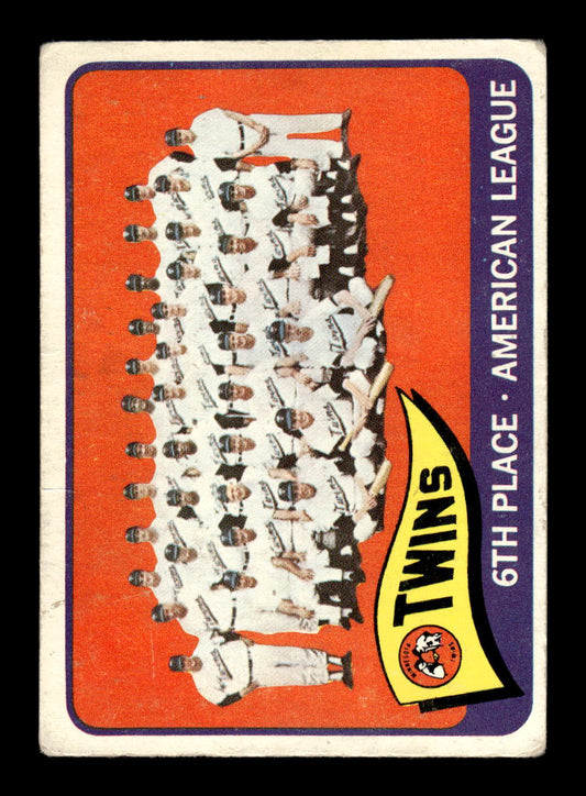 1965 Topps #24 Minnesota Twins Minnesota Twins G/VG HOF10011577