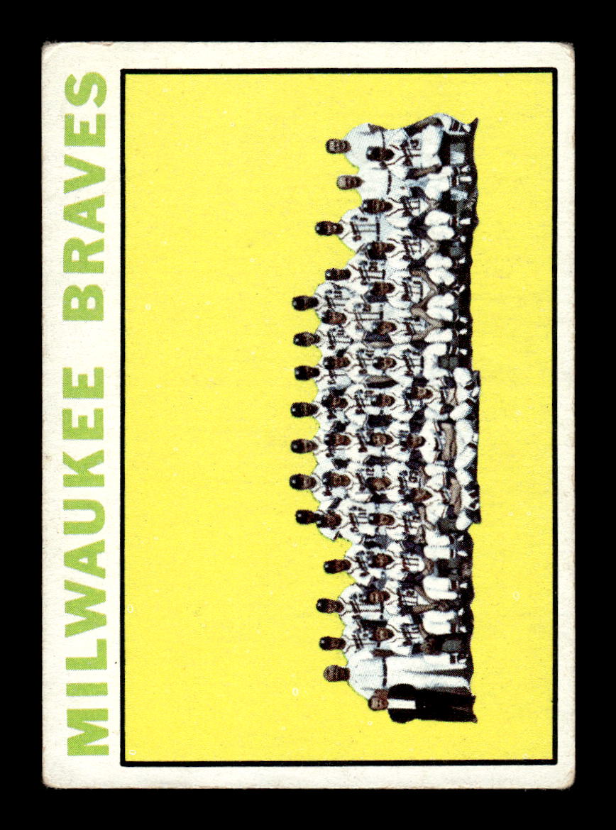 1964 Topps #132 Milwaukee Braves Milwaukee Braves VG HOF10011590