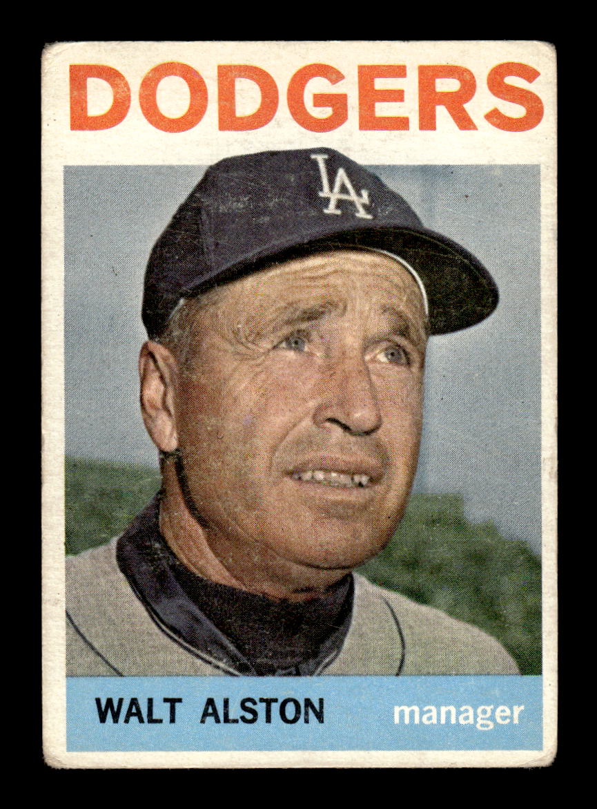 1964 Topps #101 Walt Alston Los Angeles Dodgers G/VG HOF10011592