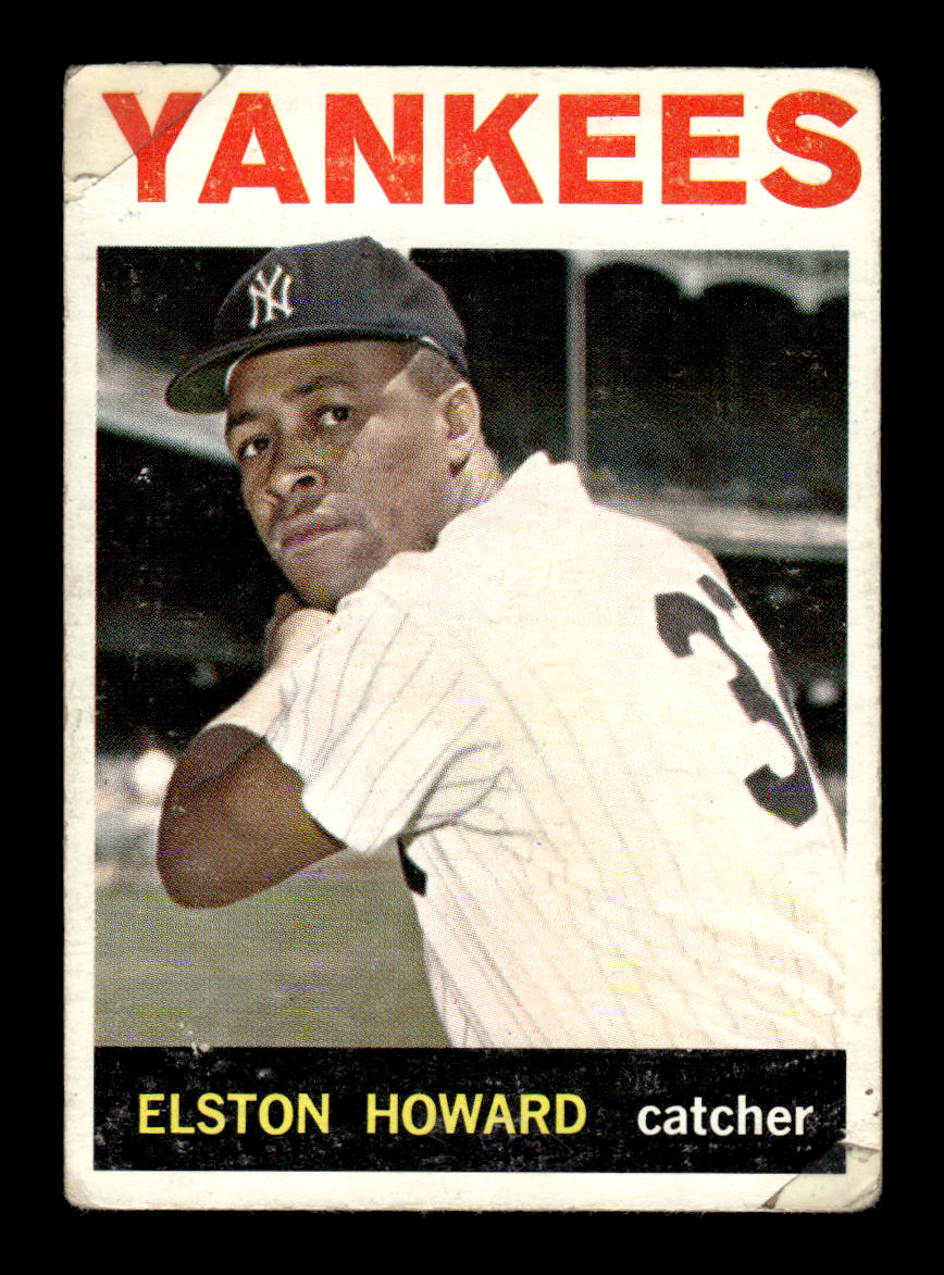 1964 Topps #100 Elston Howard New York Yankees Poor HOF10011593