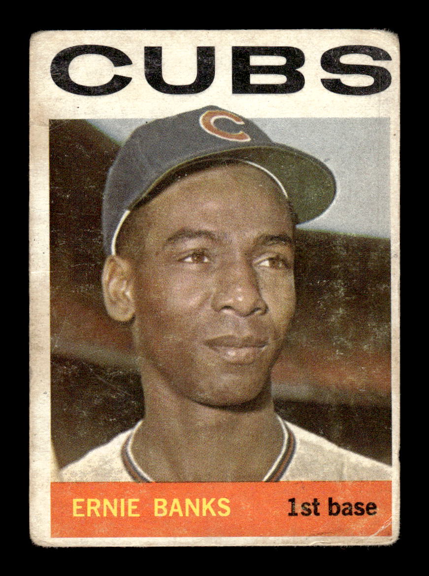 1964 Topps #55 Ernie Banks Chicago Cubs G/VG HOF10011594