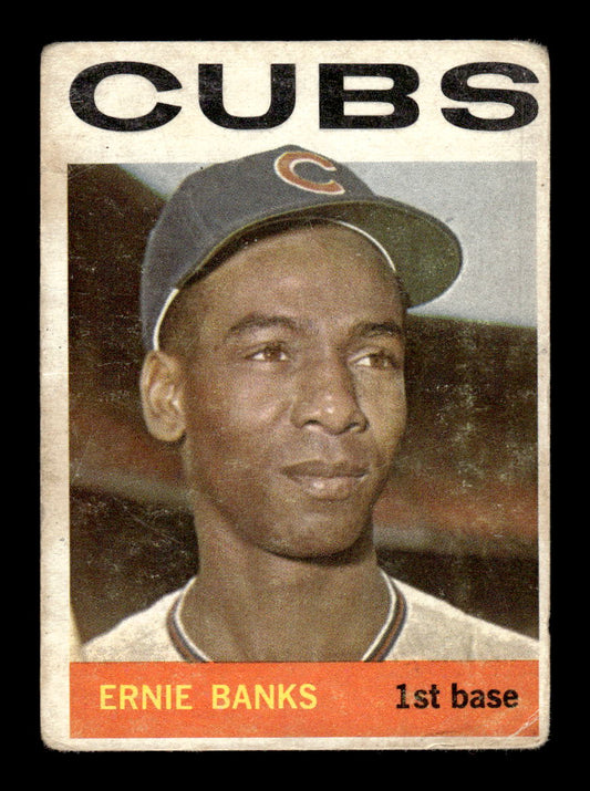 1964 Topps #55 Ernie Banks Chicago Cubs G/VG HOF10011594