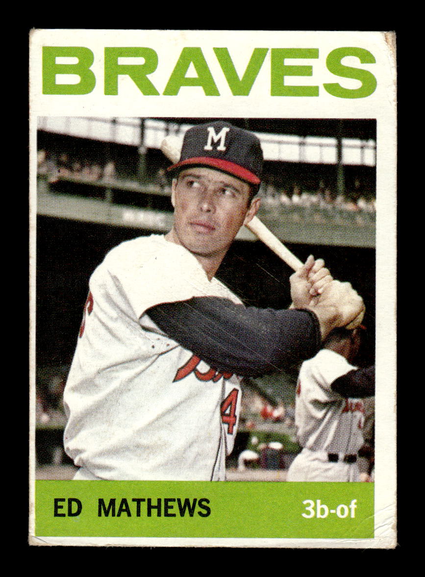 1964 Topps #35 Ed Mathews Milwaukee Braves Poor HOF10011600
