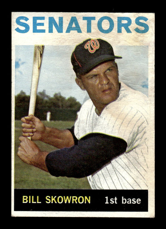 1964 Topps #445 Bill Skowron Washington Senators G/VG HOF10011616