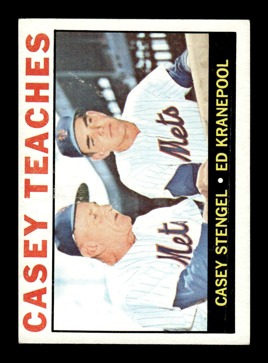 1964 Topps #393 Casey Teaches Casey Stengel Ed Kranepool VGEX HOF10011622
