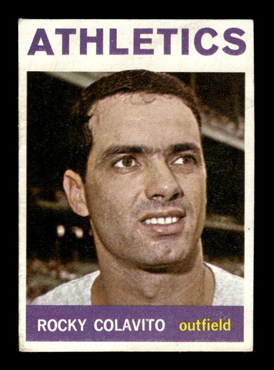 1964 Topps #320 Rocky Colavito Kansas City Athletics G/VG HOF10011625