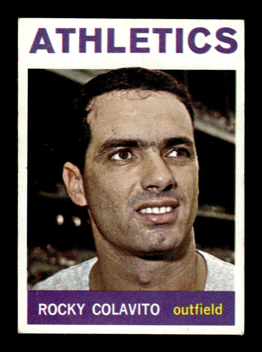 1964 Topps #320 Rocky Colavito Kansas City Athletics VGEX HOF10011626