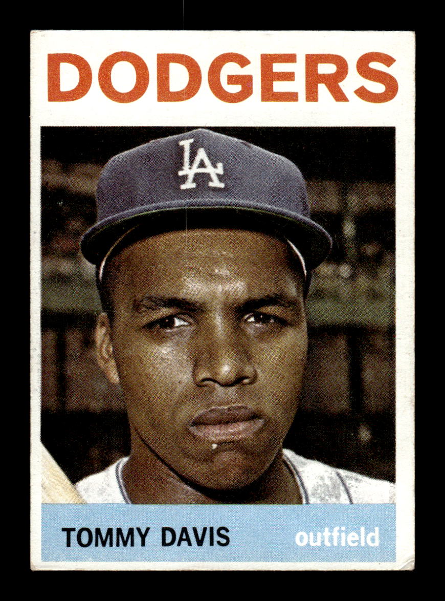 1964 Topps #180 Tommy Davis Los Angeles Dodgers VGEX HOF10011635