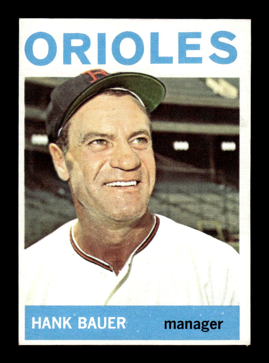 1964 Topps #178 Hank Bauer Baltimore Orioles VGEX HOF10011638