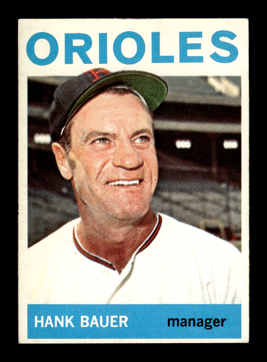 1964 Topps #178 Hank Bauer Baltimore Orioles VGEX HOF10011639