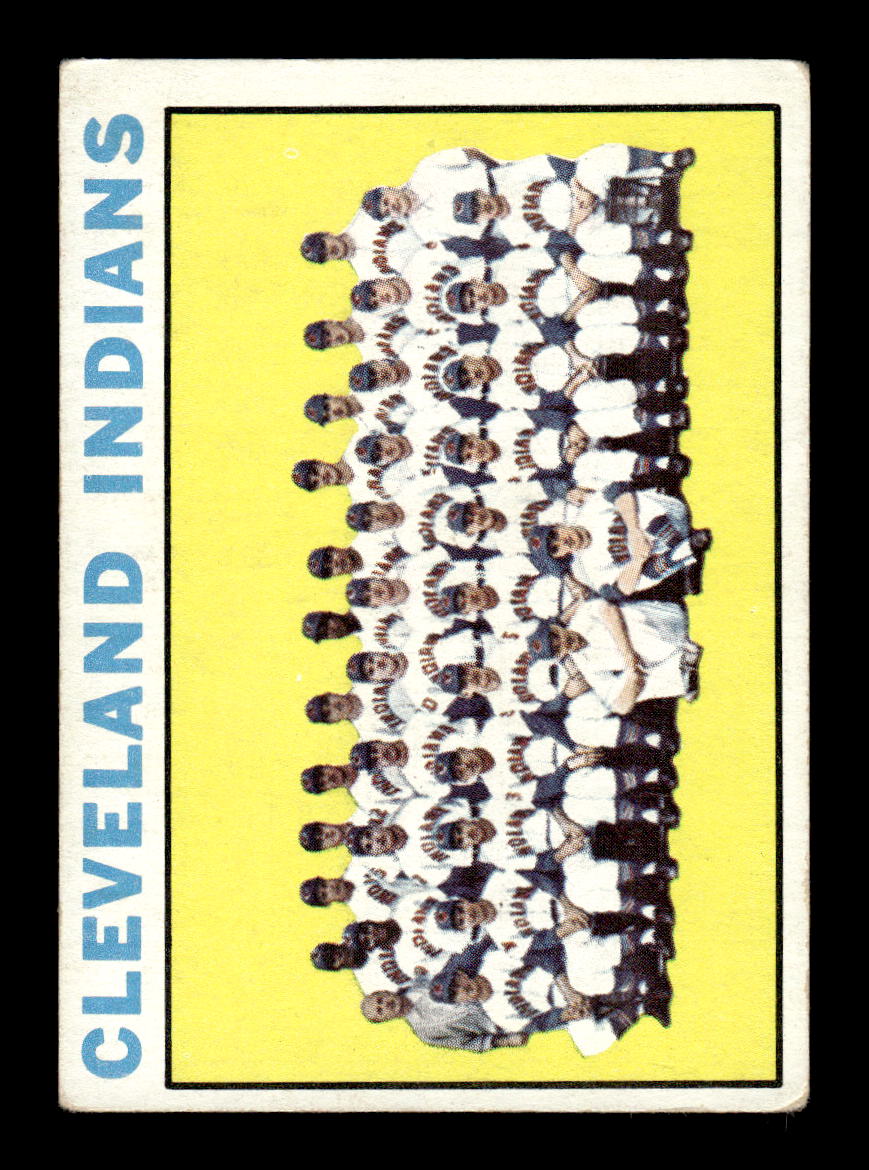 1964 Topps #172 Cleveland Indians Cleveland Indians VGEX HOF10011642