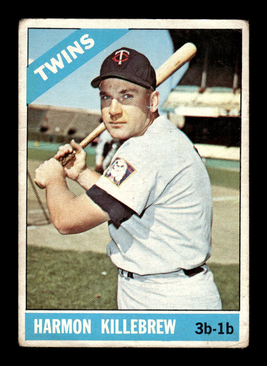 1966 Topps #120 Harmon Killebrew Minnesota Twins G/VG HOF10011649