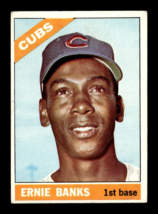1966 Topps #110 Ernie Banks Chicago Cubs G/VG HOF10011652