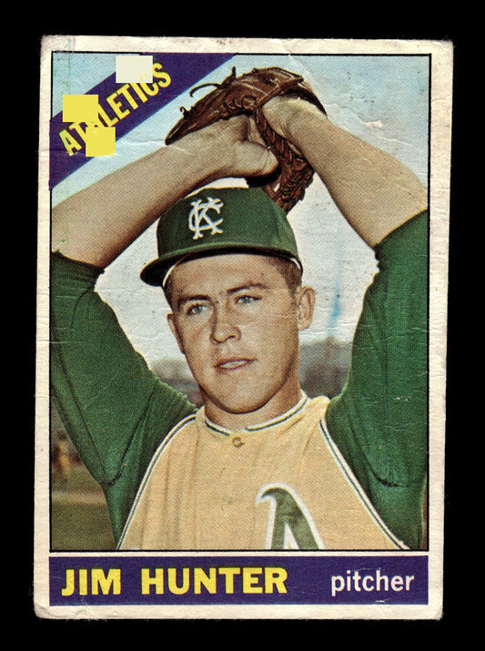 1966 Topps #36 Jim Hunter Kansas City Athletics Poor HOF10011656