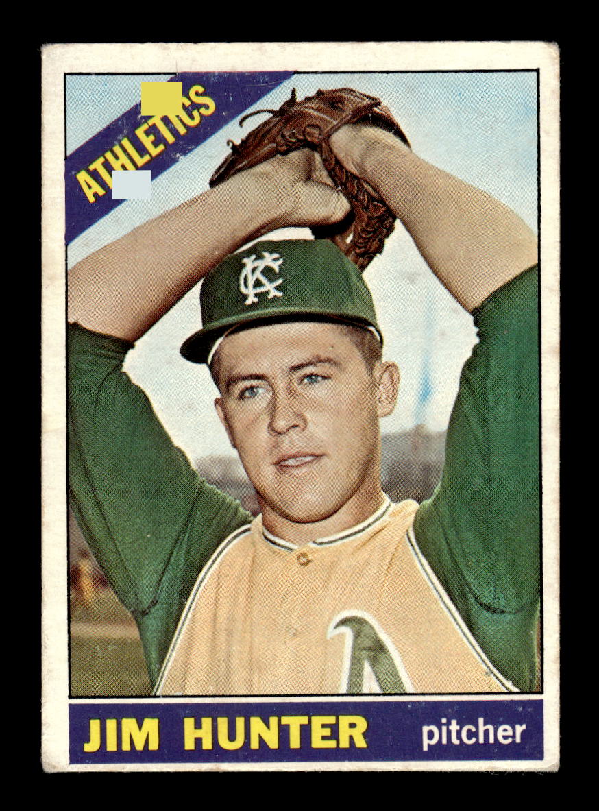 1966 Topps #36 Jim Hunter Kansas City Athletics G/VG HOF10011657