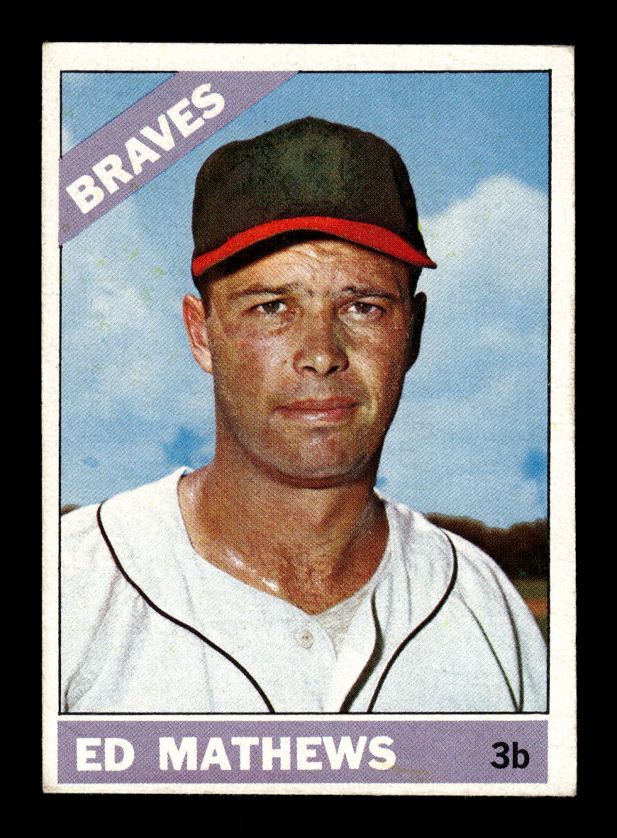 1966 Topps #200 Eddie Mathews Atlanta Braves VGEX HOF10011660