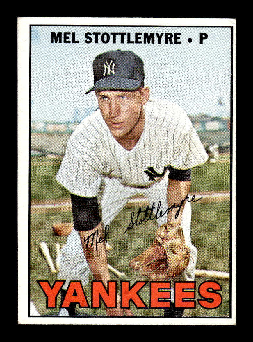 1967 Topps #225 Mel Stottlemyre New York Yankees VG HOF10011673