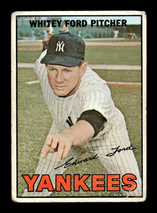 1967 Topps #5 Whitey Ford New York Yankees G/VG HOF10011674