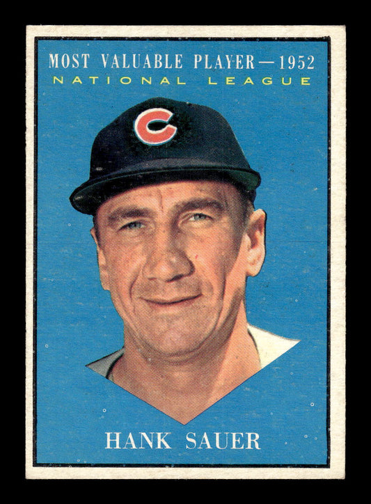 1961 Topps #481 Hank Sauer Chicago Cubs VG HOF10011679