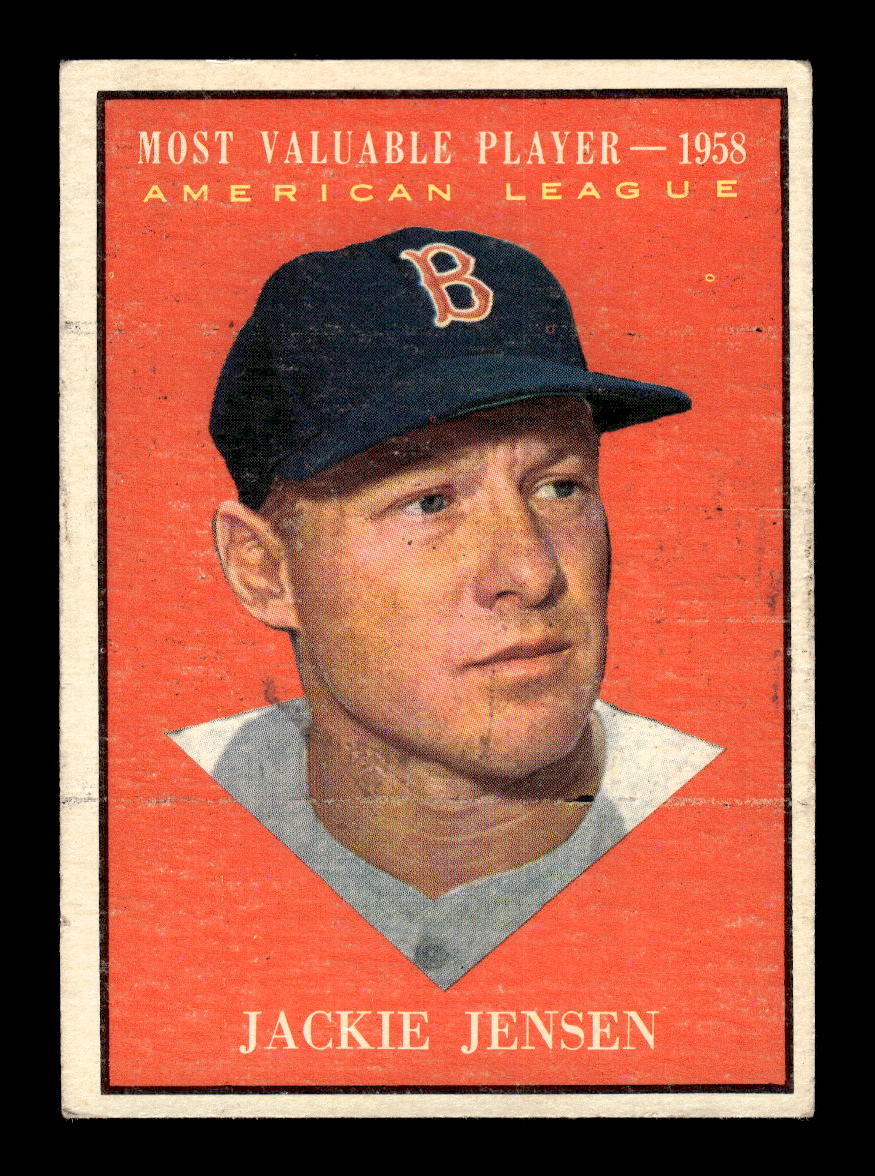 1961 Topps #476 Jackie Jensen Boston Red Sox G/VG HOF10011680