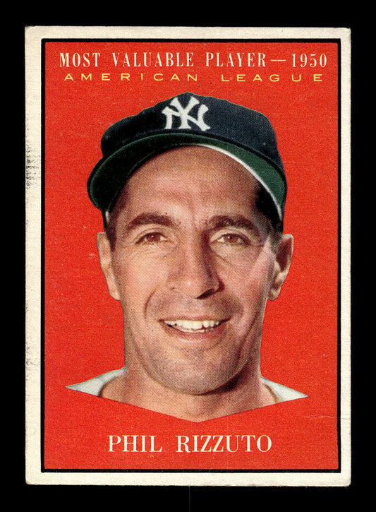 1961 Topps #471 Phil Rizzuto New York Yankees VG HOF10011681