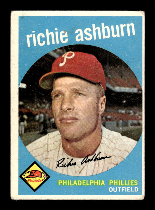 1959 Topps #300 Richie Ashburn Philadelphia Phillies VG HOF10011687