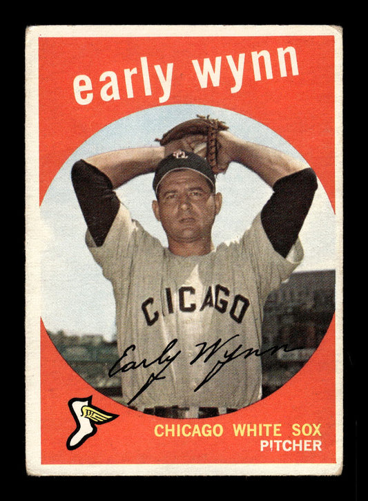1959 Topps #260a Early Wynn Chicago White Sox VG HOF10011688