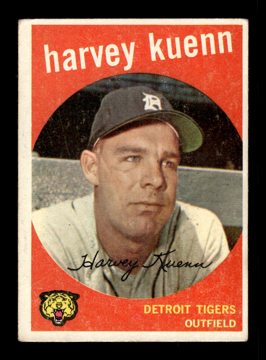 1959 Topps #70 Harvey Kuenn Detroit Tigers VG HOF10011690