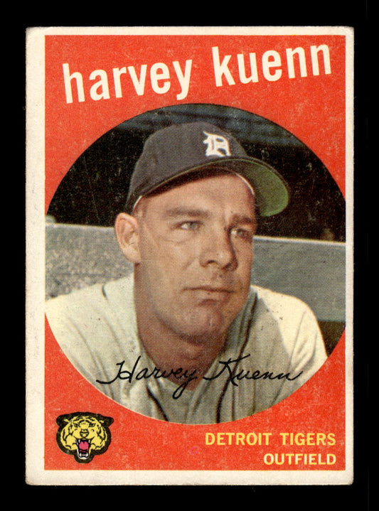 1959 Topps #70 Harvey Kuenn Detroit Tigers VG HOF10011690