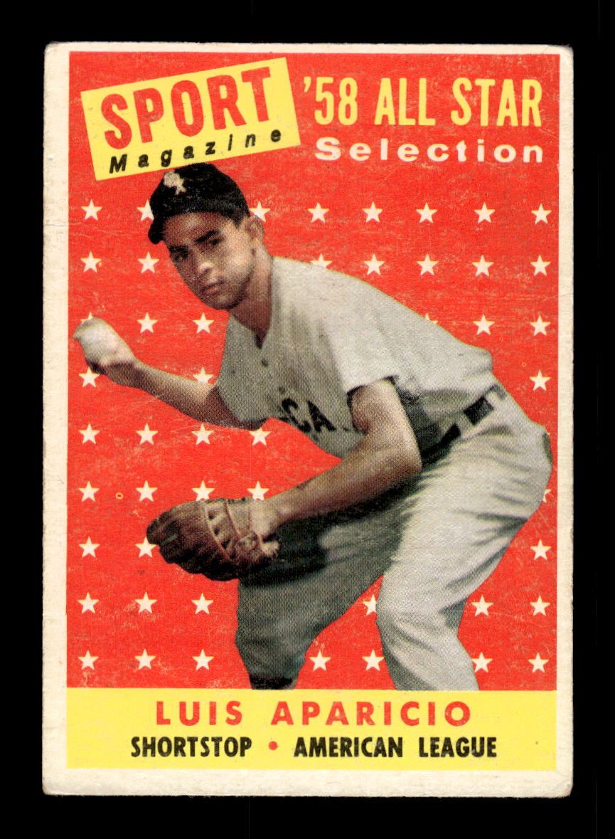 1958 Topps #483 Luis Aparicio Chicago White Sox G/VG HOF10011697