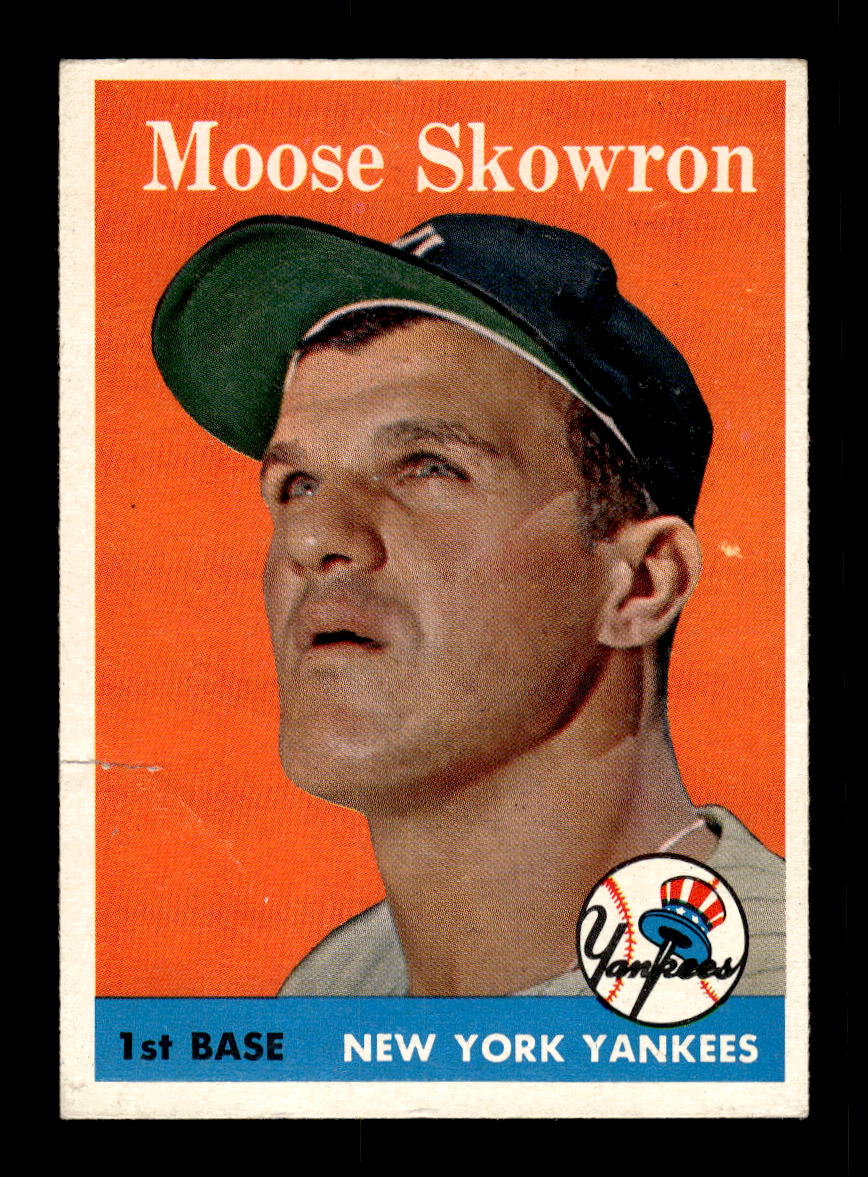 1958 Topps #240 Moose Skowron New York Yankees G/VG HOF10011698