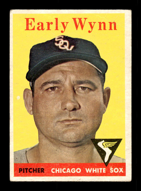 1958 Topps #100a Early Wynn Chicago White Sox VG HOF10011702