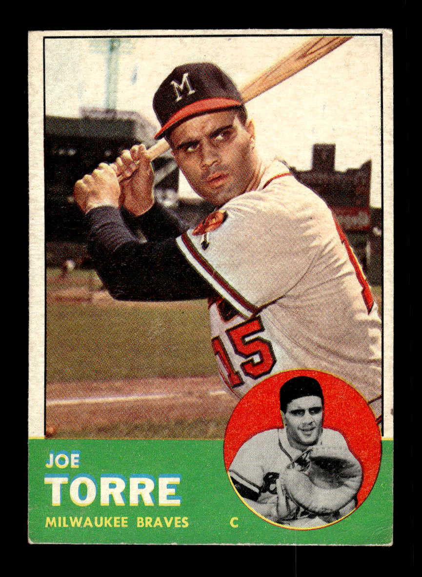 1963 Topps #347 Joe Torre Milwaukee Braves VG HOF10011711