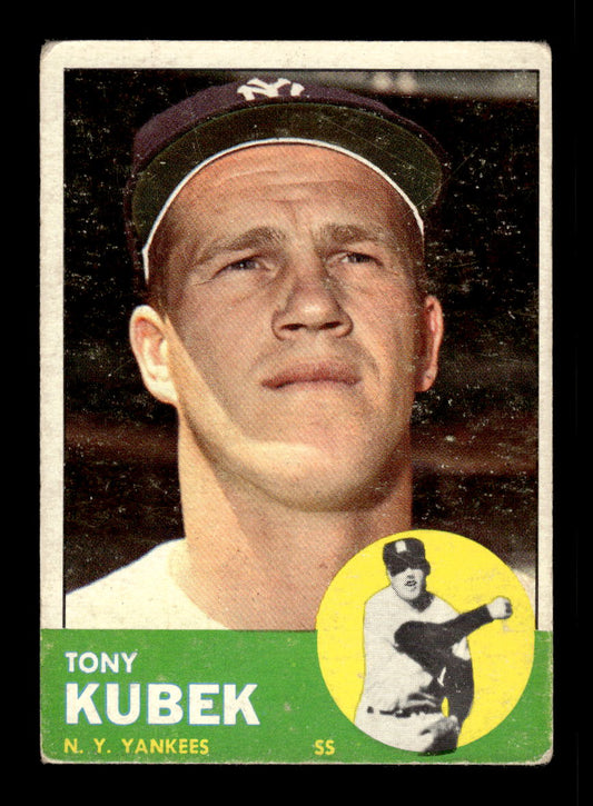 1963 Topps #20 Tony Kubek New York Yankees VG HOF10011725