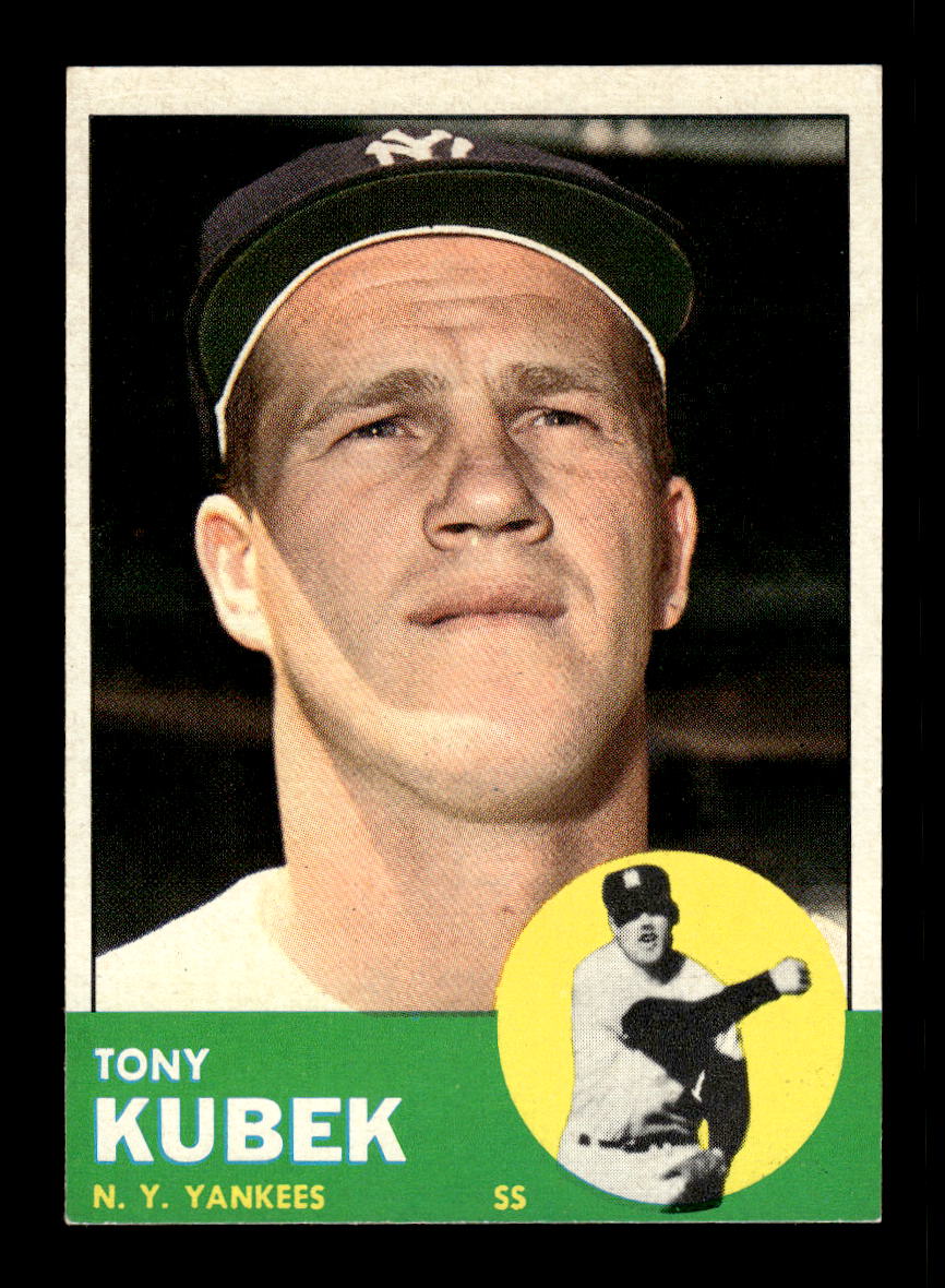 1963 Topps #20 Tony Kubek New York Yankees EX HOF10011727