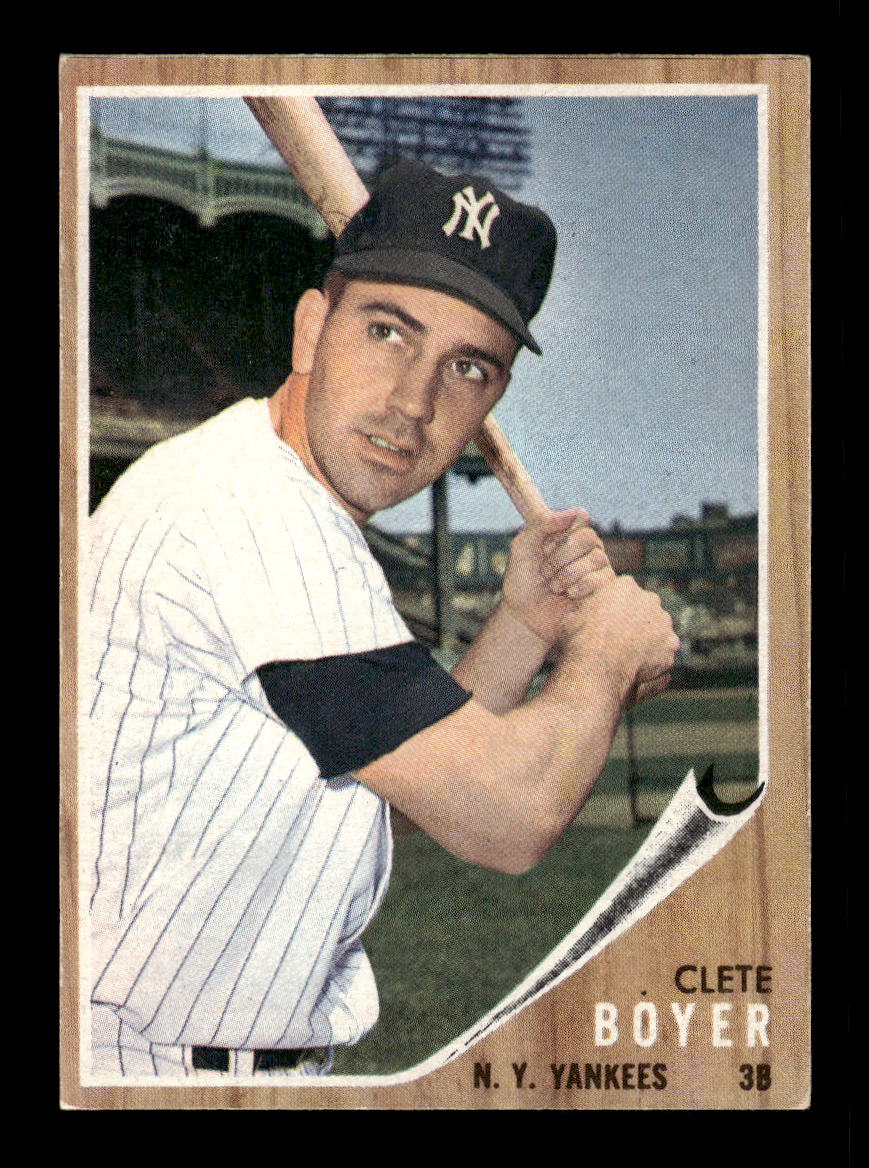 1962 Topps #490 Clete Boyer New York Yankees VG HOF10011731