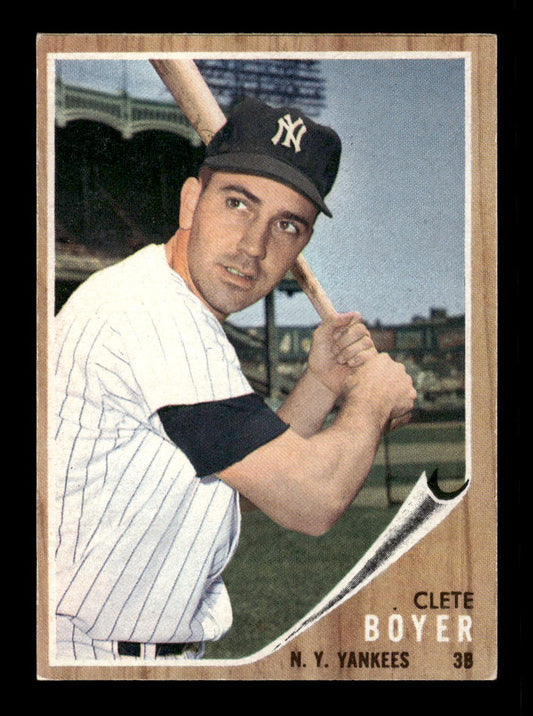 1962 Topps #490 Clete Boyer New York Yankees VG HOF10011731