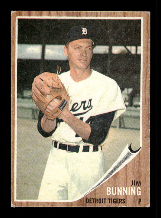 1962 Topps #460 Jim Bunning Detroit Tigers VG HOF10011739