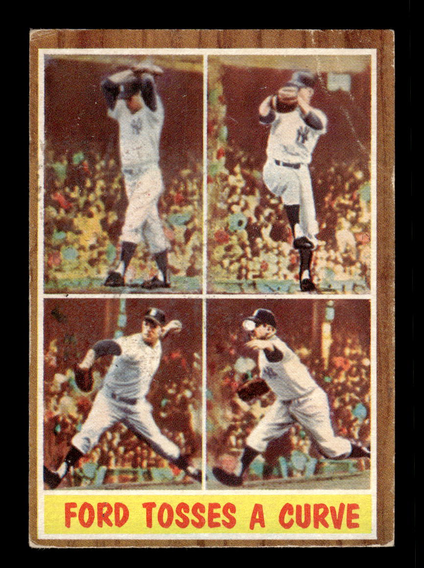 1962 Topps #315 Ford Tosses A Curve New York Yankees G/VG HOF10011742
