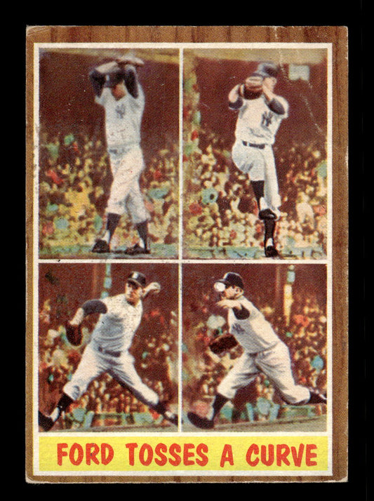 1962 Topps #315 Ford Tosses A Curve New York Yankees G/VG HOF10011742