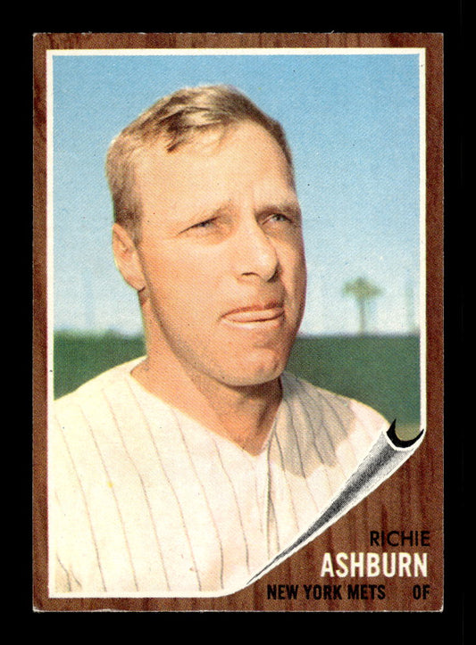 1962 Topps #213 Richie Ashburn New York Mets VG HOF10011750
