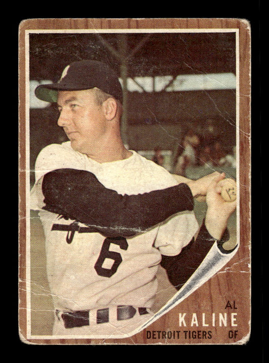 1962 Topps #150a Al Kaline Detroit Tigers Poor HOF10011753