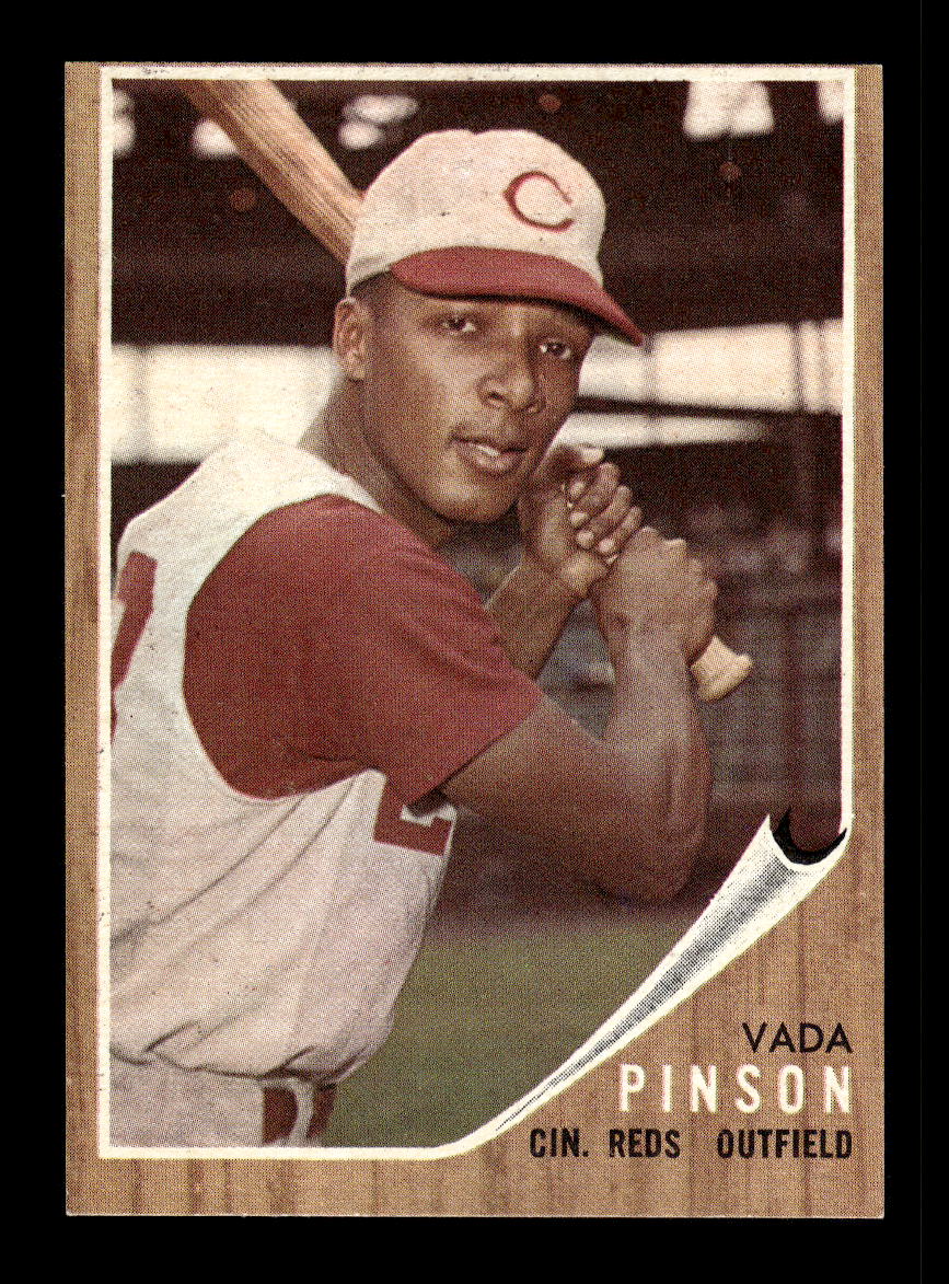 1962 Topps #80 Vada Pinson Cincinnati Reds VGEX HOF10011754