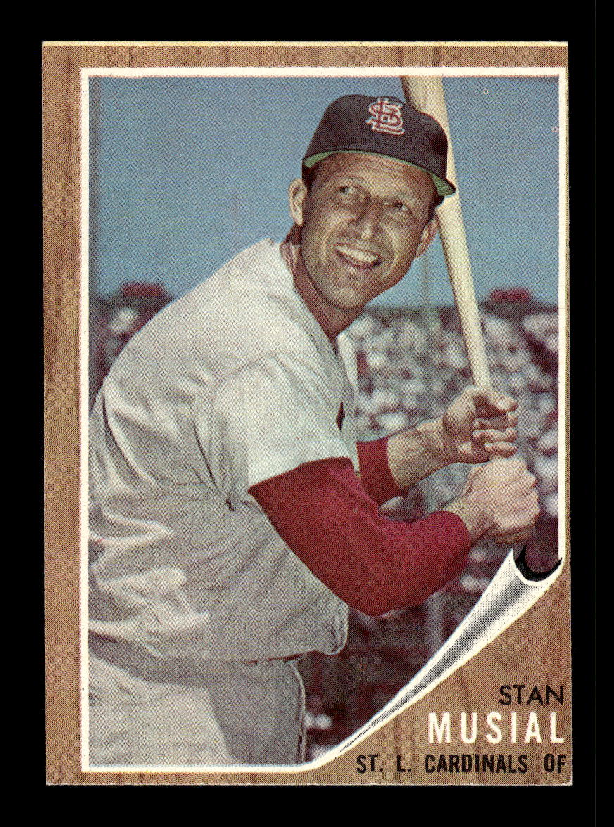 1962 Topps #50 Stan Musial St. Louis Cardinals VGEX HOF10011759