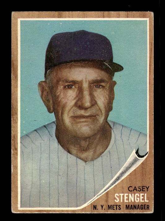 1962 Topps #29 Casey Stengel New York Mets VG HOF10011761