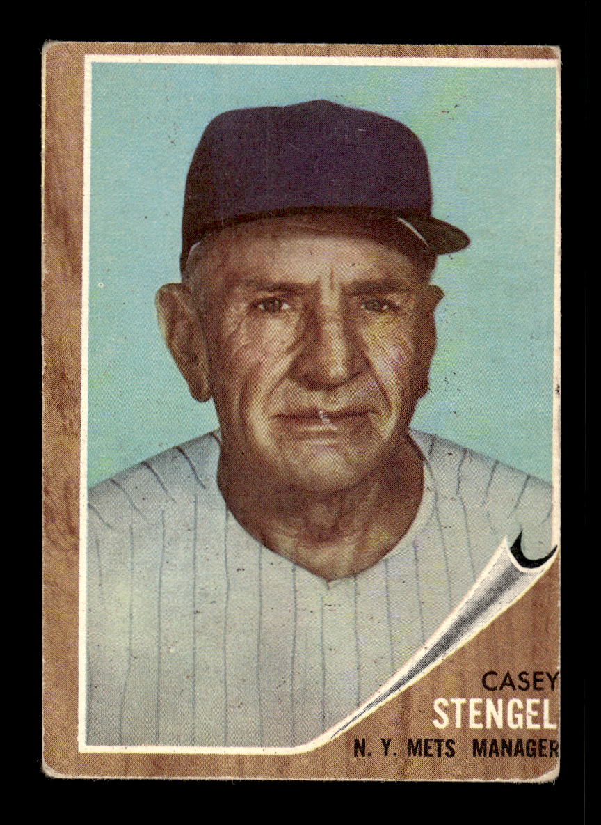 1962 Topps #29 Casey Stengel New York Mets VG HOF10011762