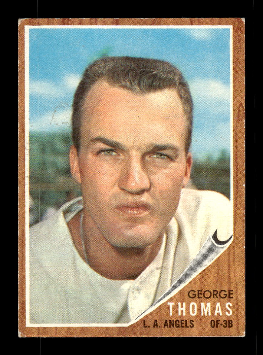 1962 Topps #525 George Thomas Los Angeles Angels VGEX HOF10011764